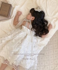 french diamond flower organdy dress