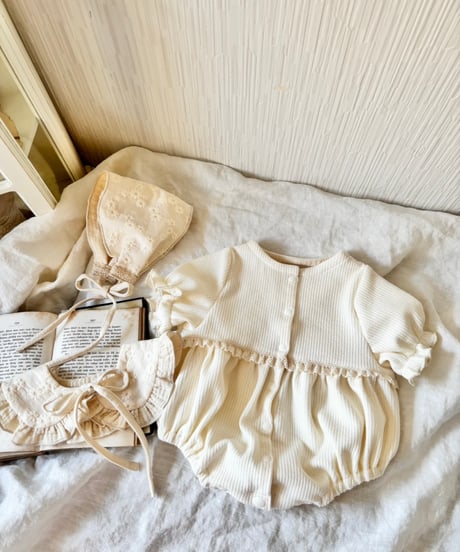 ceremony lib knit pumpkin rompers