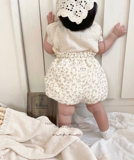 balloon pumpkin pants《french flower》