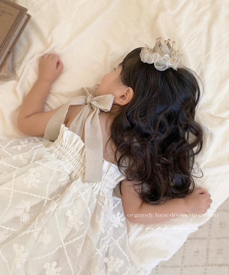 french diamond flower organdy dress