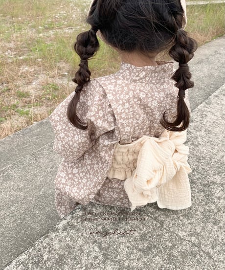 retro kids yukata (flower)