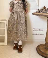 A line onepiece《antique rose》