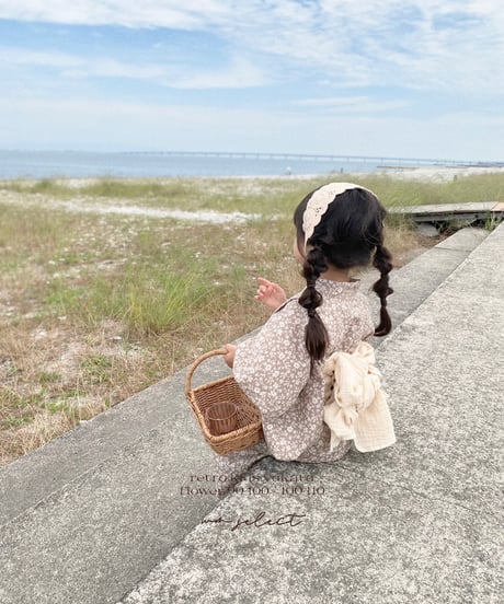 retro kids yukata (flower)