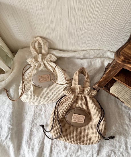 baby's napkin pouch 《milk / cafe au lait》