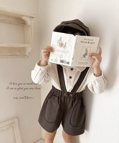 big pocket half pants《chocolate》