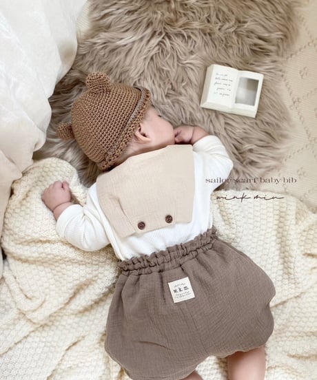 sailor scarf baby bib