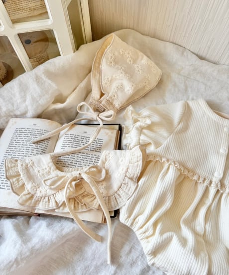 ceremony lib knit pumpkin rompers