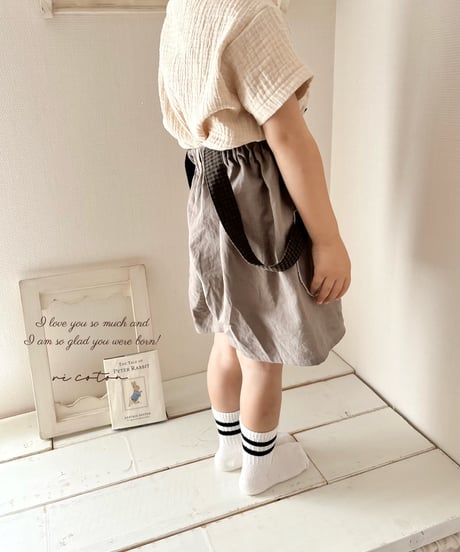big pocket half pants《greige》