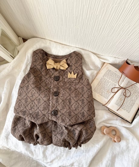 chic vest suit《pumpkin pants》