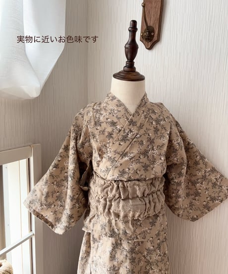 retro kids yukata (sick rose)