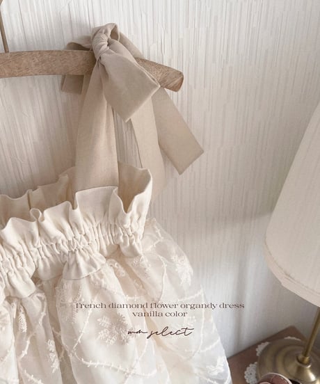 french diamond flower organdy dress