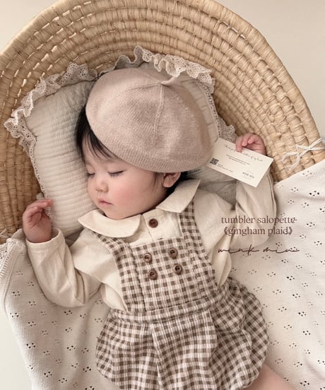 tumbler salopette《gingham plad》