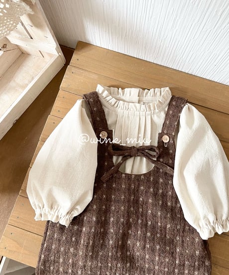 retro dot wool jumper skirt