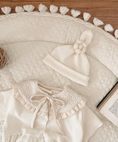 ceremony lib knit pumpkin rompers