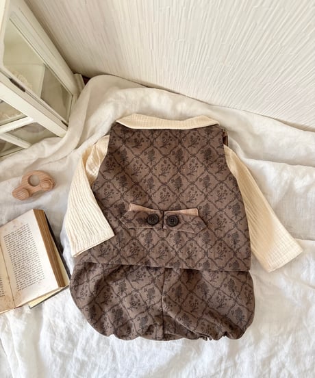 chic vest suit《pumpkin pants》