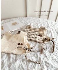 candy wm robot baby bib