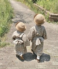 retro kids yukata (sick rose)