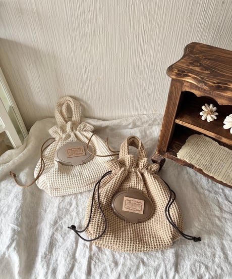 baby's napkin pouch 《milk / cafe au lait》