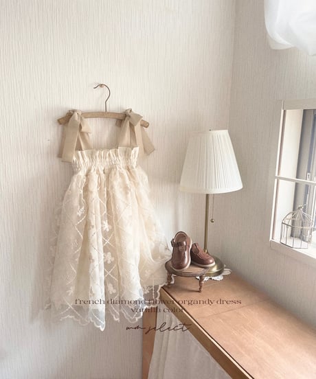 french diamond flower organdy dress