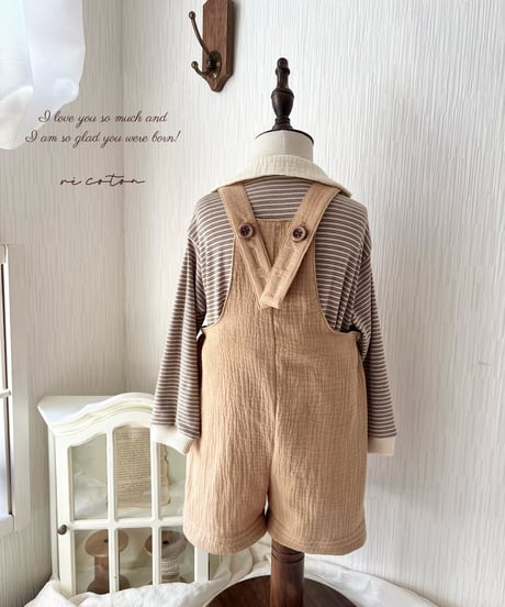 gauze colour stripe lib knit