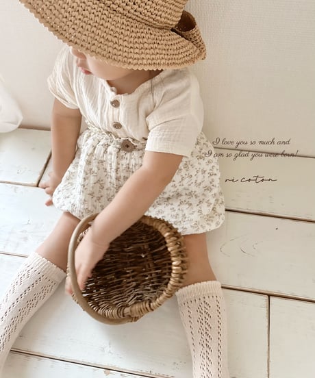 balloon pumpkin pants《french flower》