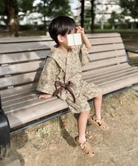 retro kids jinbei《sick rose》