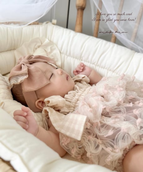 pinky flower tulle rompers dress