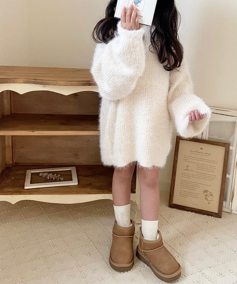 メルフィーメモリーMelty fluffy knit ワンピース Melty fluffy knit