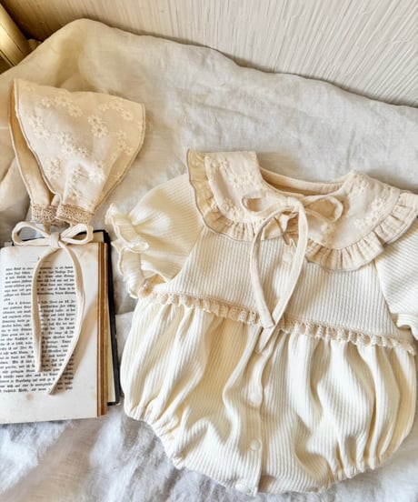 ceremony lib knit pumpkin rompers