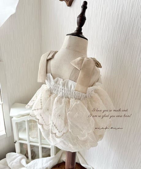 french diamond flower fairy rompers dress