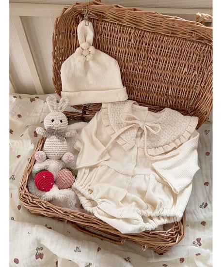 ceremony lib knit pumpkin rompers