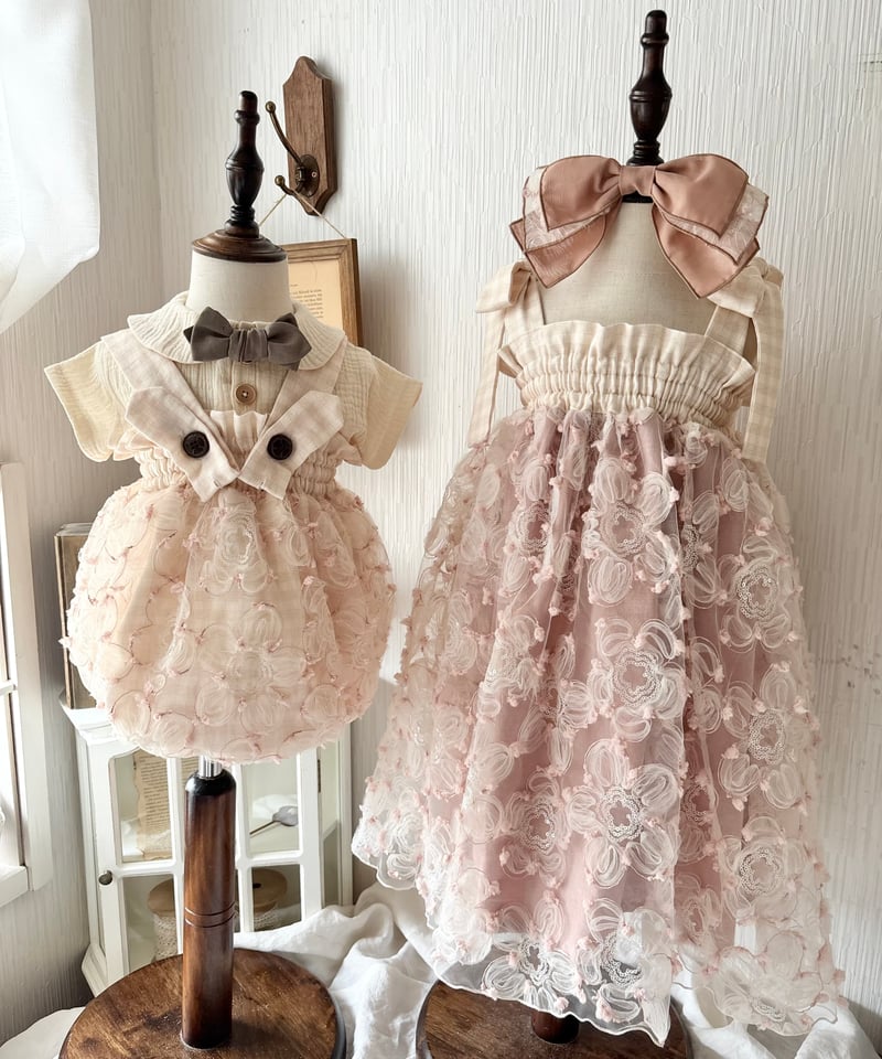 pinky flower tulle omekashi dress | wink miu