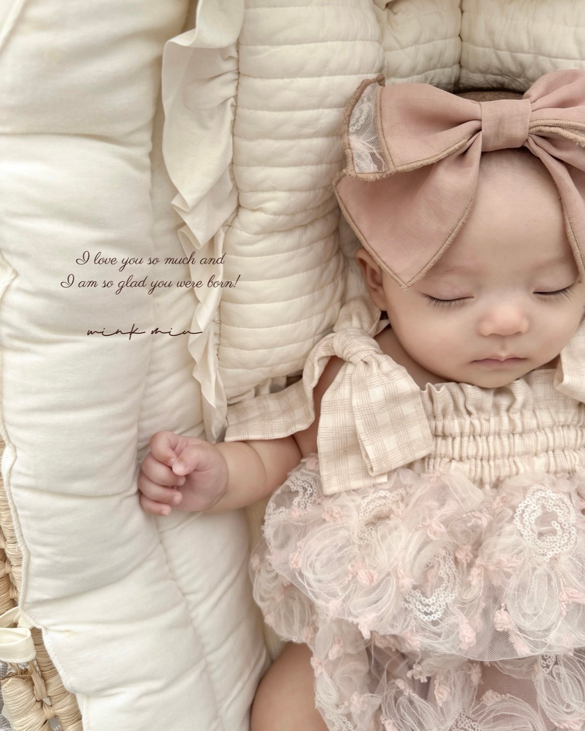 pinky flower tulle rompers dress | wink miu