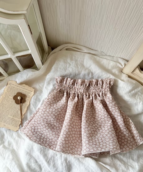 retro kids jinbei《petit flower》