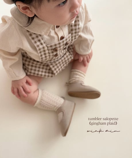 tumbler salopette《gingham plad》