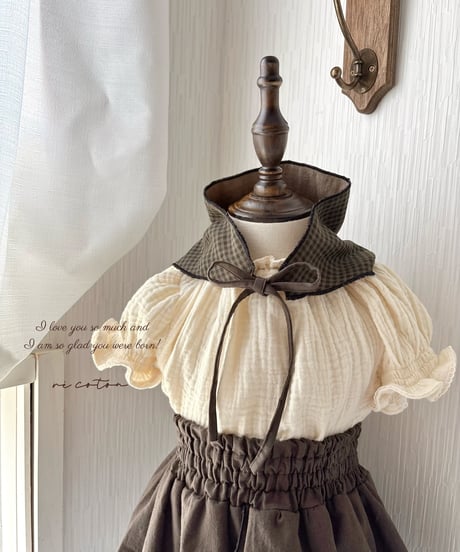 layered frill culotte《chocolate》