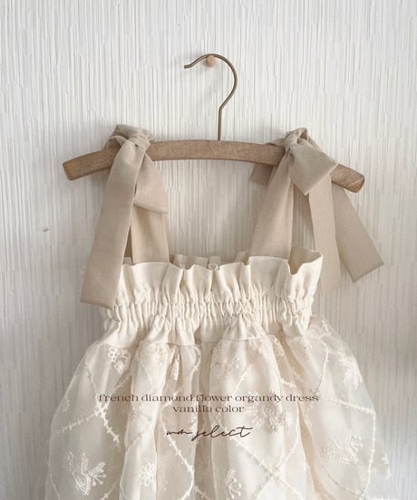 french diamond flower organdy dress