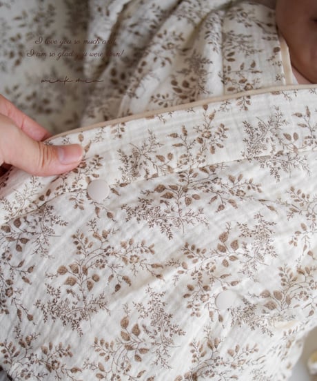 retro baby hakama waist ribbon《leaf coffee×mustard》
