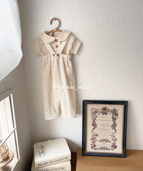 round collar w gauze tops 《milk/short sleeve》