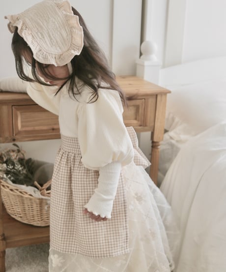 lib knit docking organdy onepiece