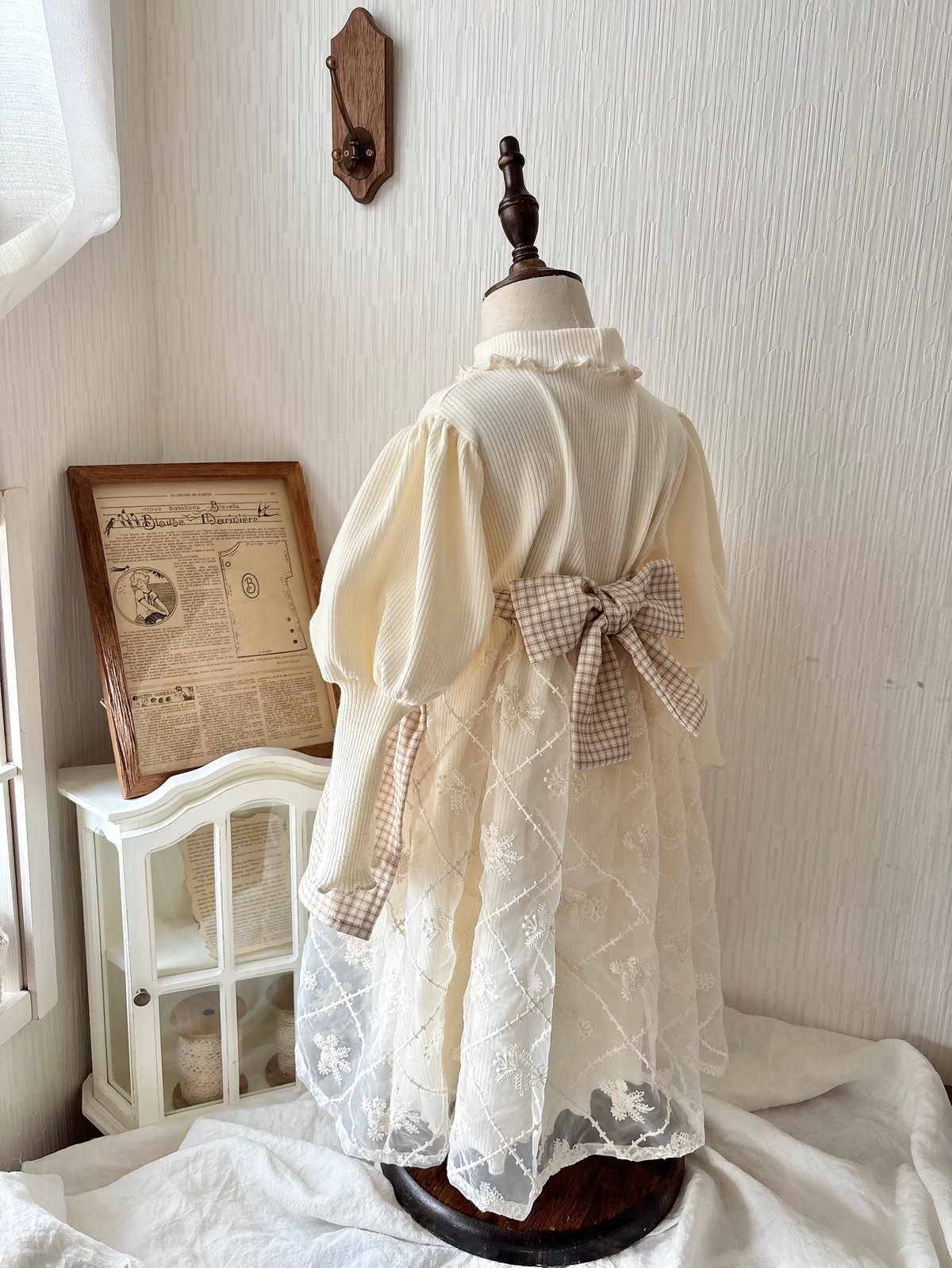 DINT オーガンジーフラワーワンピース オケージョン】オーガンジーフラワーワンピース | ファッション通販