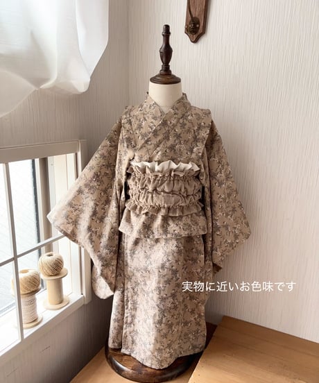retro kids yukata (sick rose)