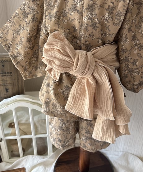 retro kids jinbei《sick rose》