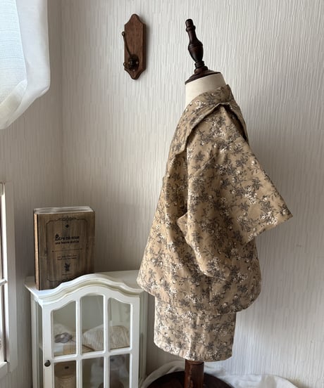 retro kids jinbei《sick rose》