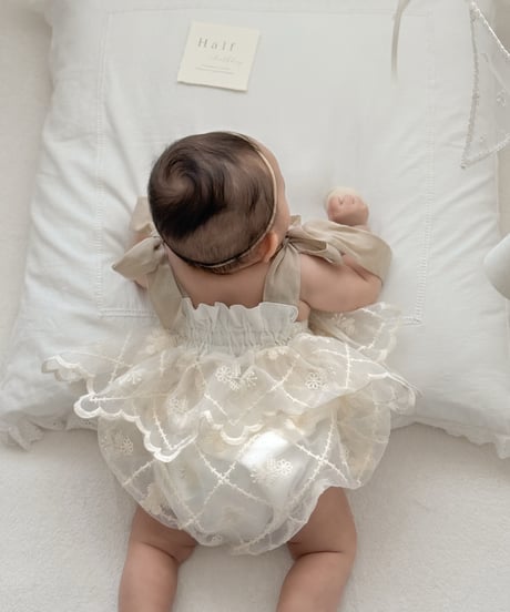 french diamond flower fairy rompers dress