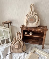 baby's napkin pouch 《milk / cafe au lait》