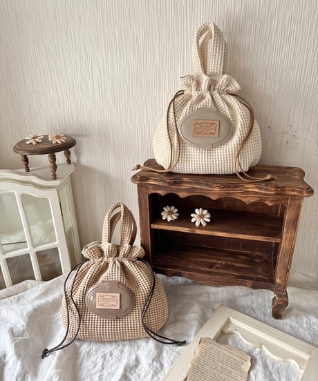 baby's napkin pouch 《milk / cafe au lait》