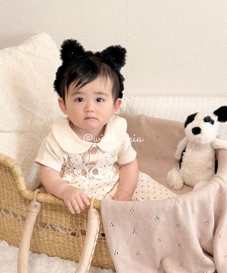 round collar w gauze tops 《milk/short sleeve》