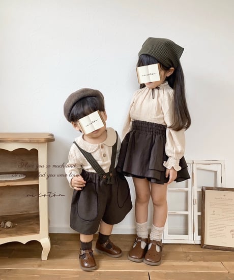 layered frill culotte《chocolate》
