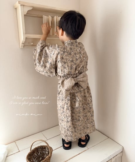 retro kids yukata (sick rose)